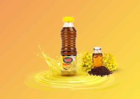 500ml Bottle Double Hiran Kacchi Ghani Mustard Oil