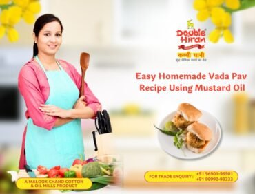 Easy Homemade Vada Pav Recipe Using Mustard Oil