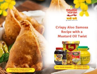 Crispy Aloo Samosa Recipe with a Mustard Oil Twist