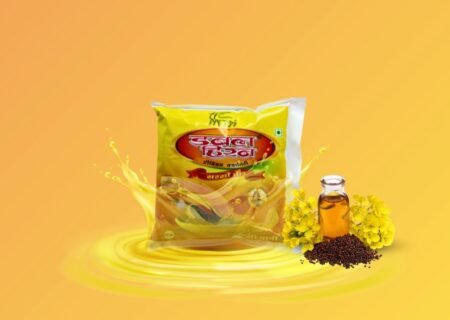 500 ml Pouch Double Hiran Kachi Ghani Mustard Oil