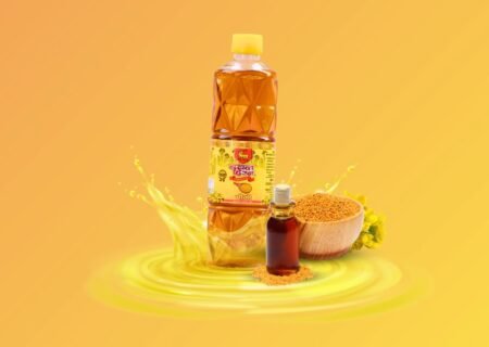 1ltr. Bottle Double Hiran Yellow Mustard Oil 
