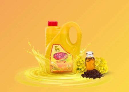 2ltr. Jari Cane Double Hiran Kacchi Ghani Mustard Oil