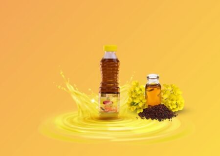 200ml Bottle Double Hiran Kacchi Ghani Mustard Oil