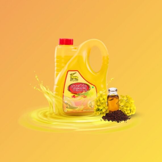 Double Hiran-5 LTR- KATTI Mustard Oil