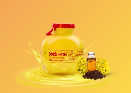5 ltr. Matka Double Hiran Kachi Ghani Mustard Oil